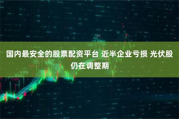 国内最安全的股票配资平台 近半企业亏损 光伏股仍在调整期